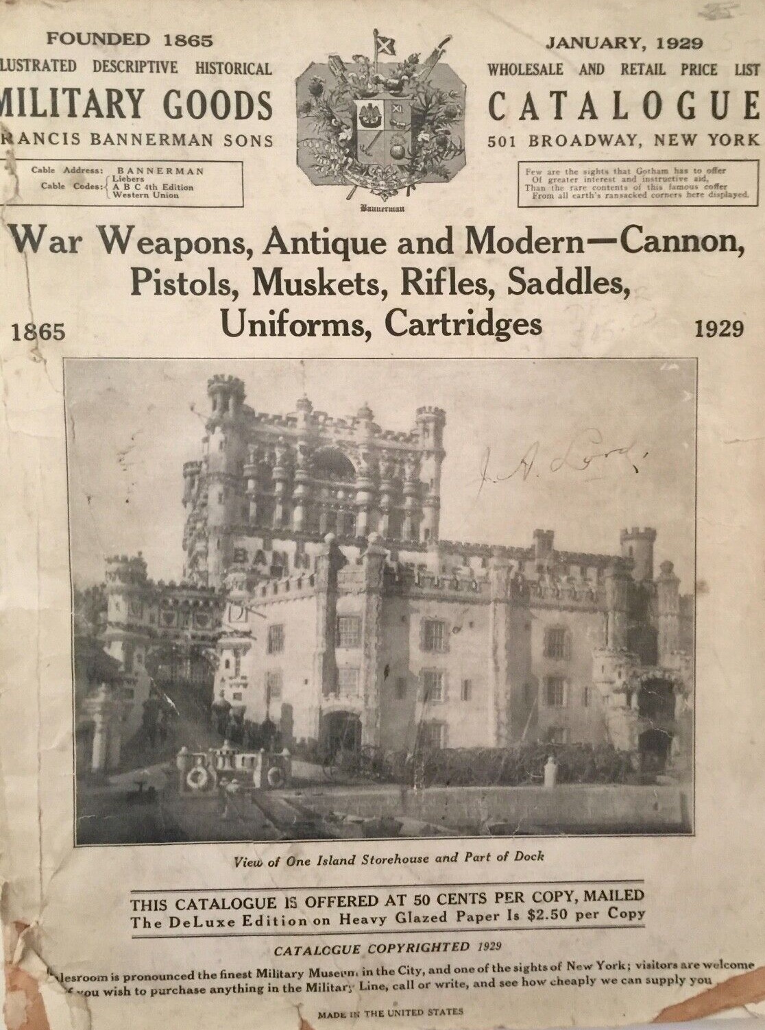 Bannerman Castle Gun Shop Guide